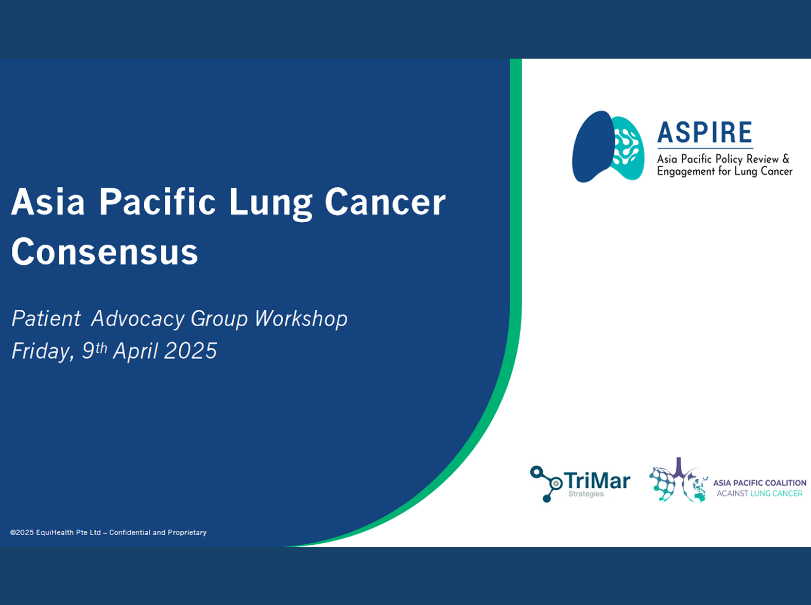 Patient Advocacy Group for APAC Consensus Workshop